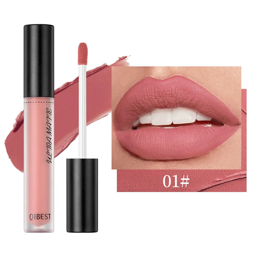 Sexy Velvet Matte Lip Gloss Long Lasting Liquid Lipstick Longlasting Red Nude Lipstick Liquid Matte Waterproof Lipgloss Makeup