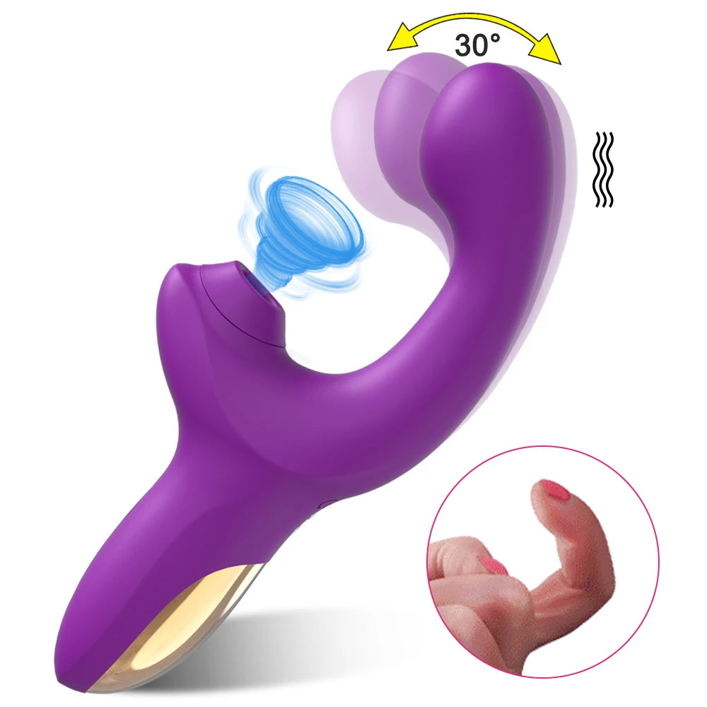 Powerful 20 Speed Dildo Vibrator Sex Toy for Women Clit Sucker Vacuum G-Spot Clitoris Stimulator Female Masturbation Adult Goods