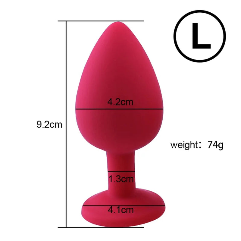 Mini Silicone Anal Bead Jelly Toys Skin Feeling Dildo Adult Sex Toys for Men Women Butt Plug Sex Products Anal Erotic Ball 18+