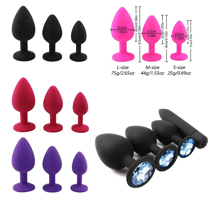 Mini Silicone Anal Bead Jelly Toys Skin Feeling Dildo Adult Sex Toys for Men Women Butt Plug Sex Products Anal Erotic Ball 18+