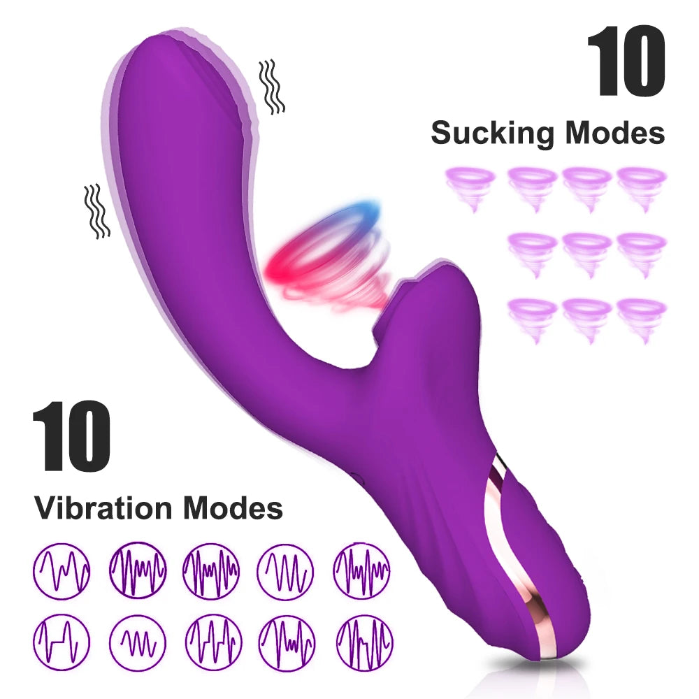 Powerful 20 Speed Dildo Vibrator Sex Toy for Women Clit Sucker Vacuum G-Spot Clitoris Stimulator Female Masturbation Adult Goods