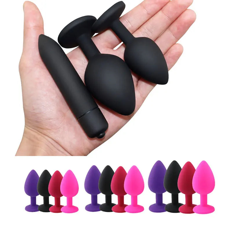 Mini Silicone Anal Bead Jelly Toys Skin Feeling Dildo Adult Sex Toys for Men Women Butt Plug Sex Products Anal Erotic Ball 18+