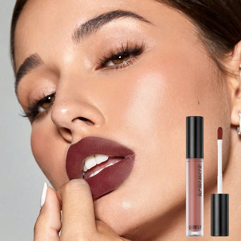 Sexy Velvet Matte Lip Gloss Long Lasting Liquid Lipstick Longlasting Red Nude Lipstick Liquid Matte Waterproof Lipgloss Makeup