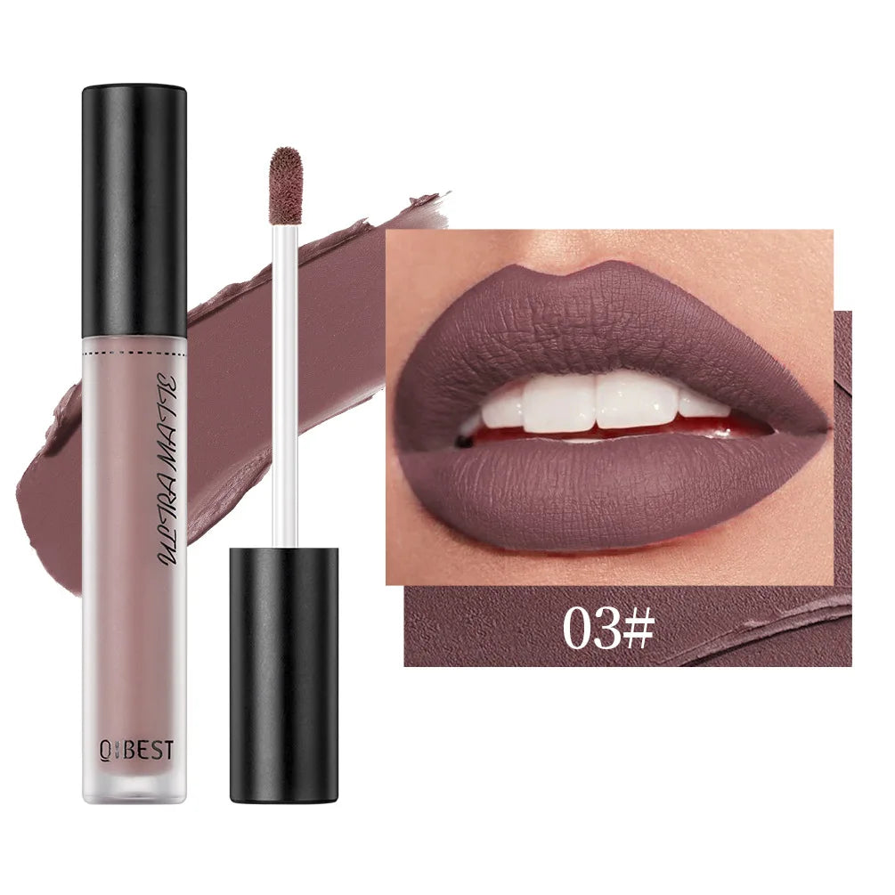 Sexy Velvet Matte Lip Gloss Long Lasting Liquid Lipstick Longlasting Red Nude Lipstick Liquid Matte Waterproof Lipgloss Makeup