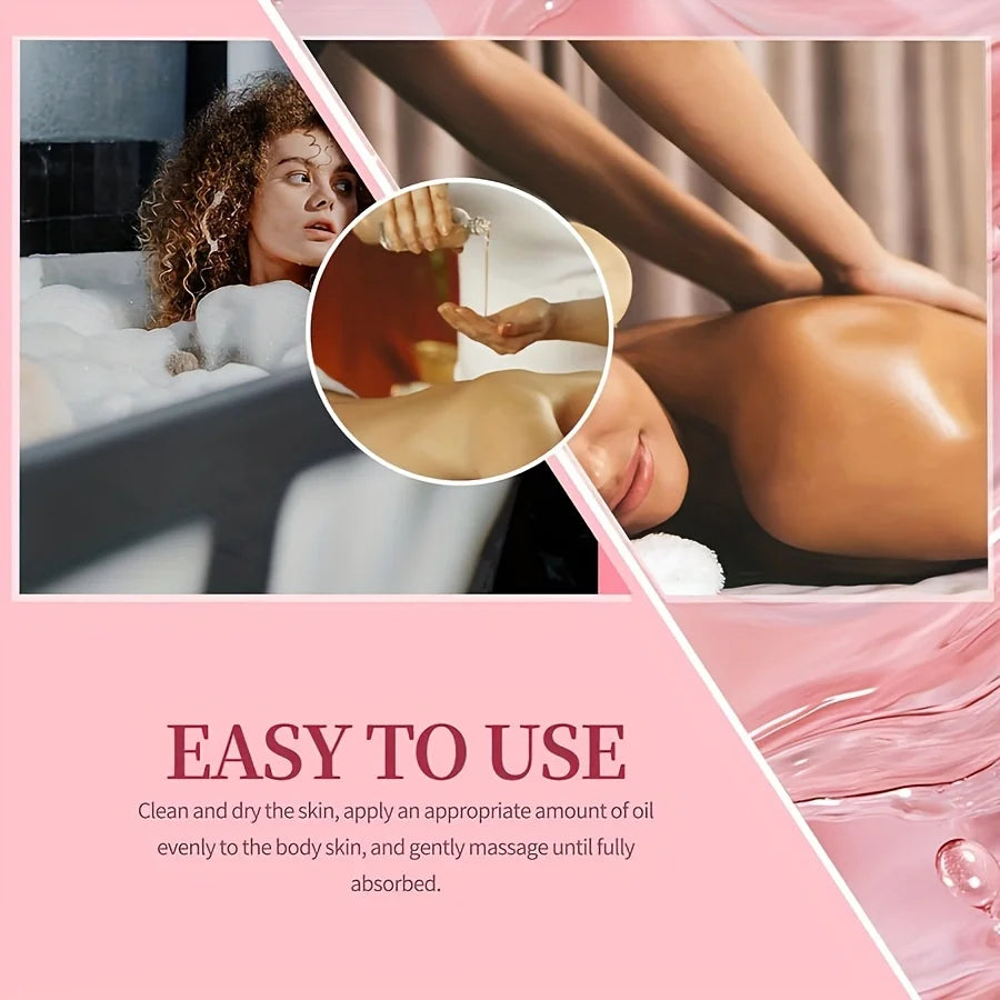STRAWBERRY BODY JUICE OIL Hand Crafted Body Oil for Women Soothing and Relaxing Eliminate/Balance Odor Tastes like Sweet