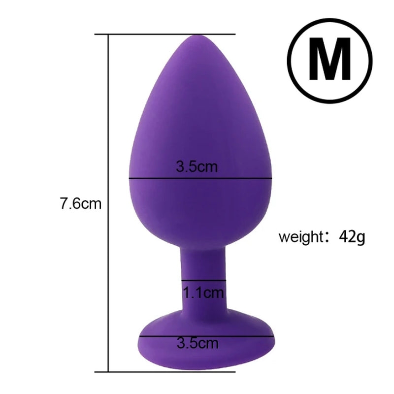 Mini Silicone Anal Bead Jelly Toys Skin Feeling Dildo Adult Sex Toys for Men Women Butt Plug Sex Products Anal Erotic Ball 18+
