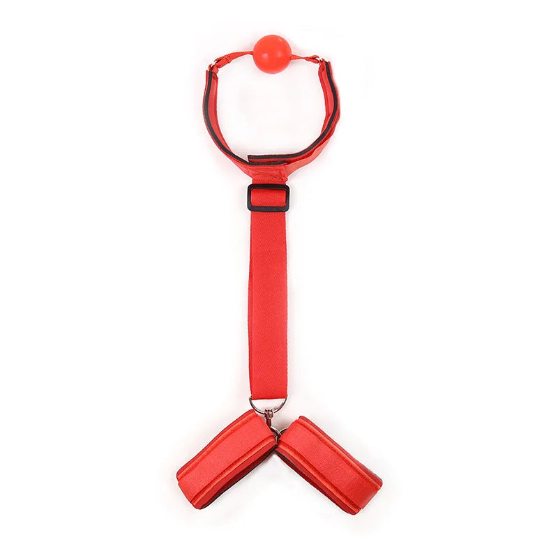 Sex Toys for Couples Erotic Sex Swing Soft Sex Furniture BDSM Fetish SM at the Back Bondage Handcuffs Kit Mouth Plug Adult Games
