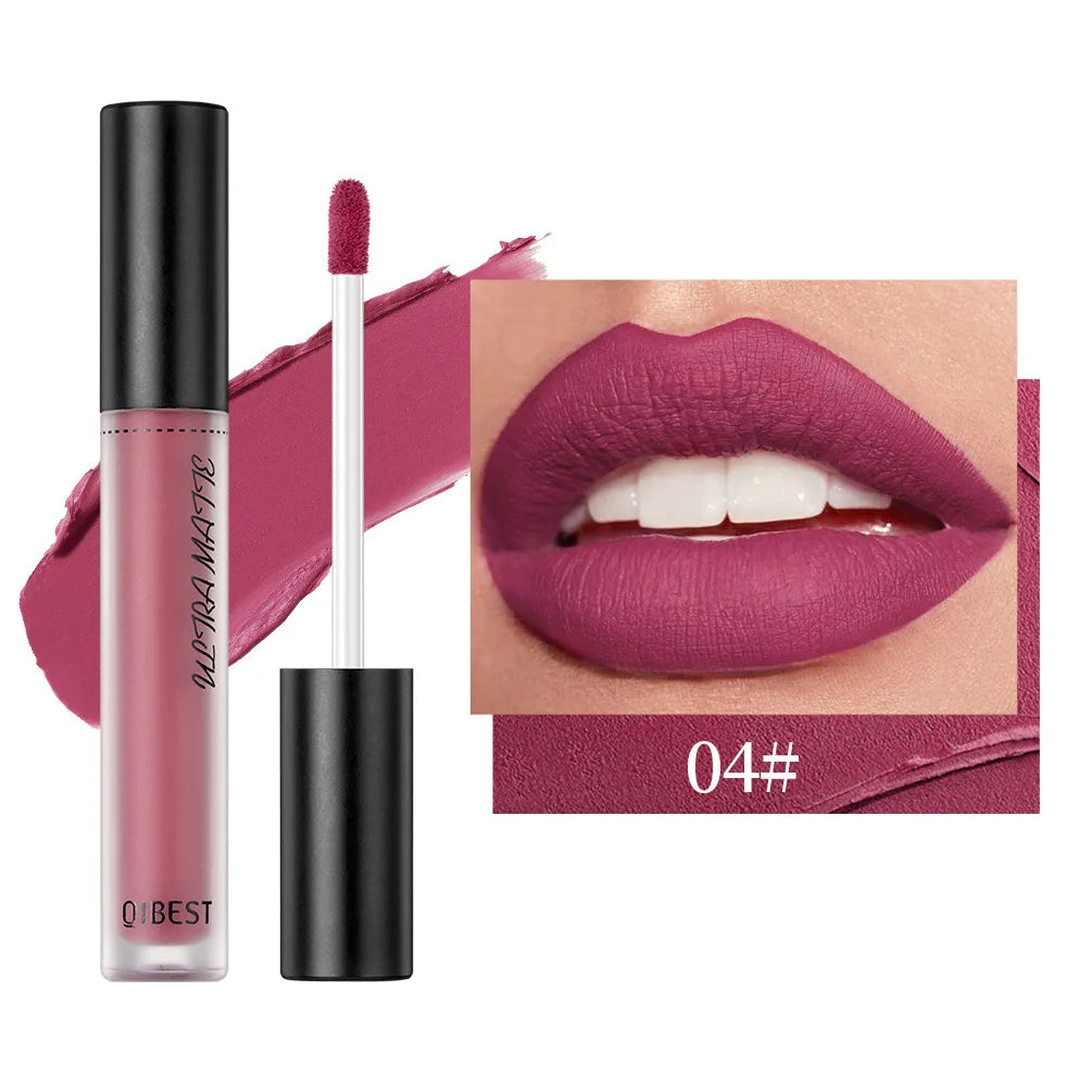 Sexy Velvet Matte Lip Gloss Long Lasting Liquid Lipstick Longlasting Red Nude Lipstick Liquid Matte Waterproof Lipgloss Makeup