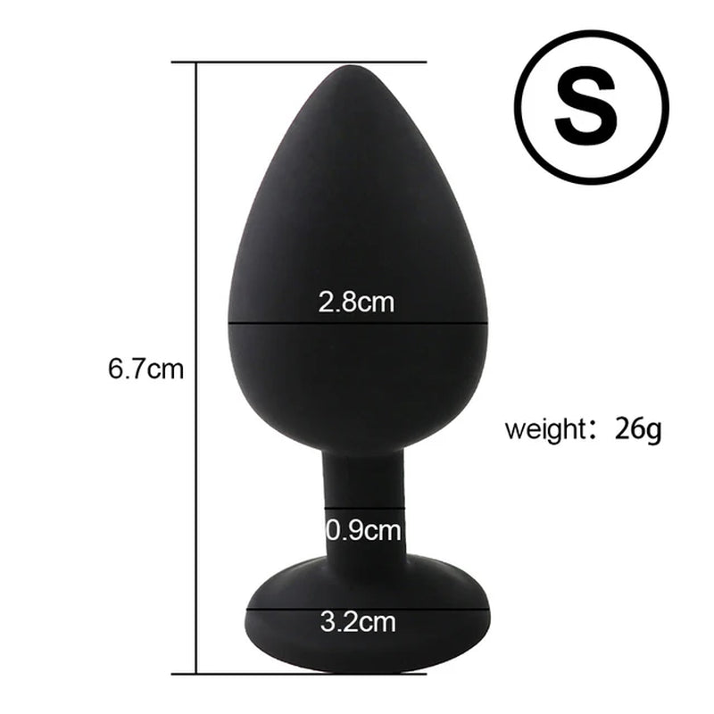 Mini Silicone Anal Bead Jelly Toys Skin Feeling Dildo Adult Sex Toys for Men Women Butt Plug Sex Products Anal Erotic Ball 18+