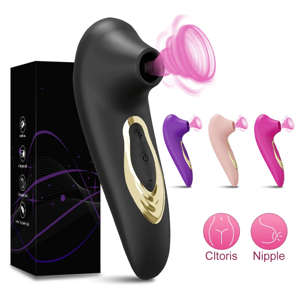Powerful Clitoris Sucker Vibrator for Women Sucking Clitoral Nipple Stimulator Female Oral Vacuum Vibrating Adults Sex Toys