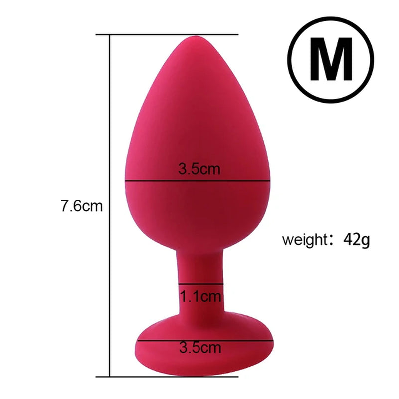 Mini Silicone Anal Bead Jelly Toys Skin Feeling Dildo Adult Sex Toys for Men Women Butt Plug Sex Products Anal Erotic Ball 18+