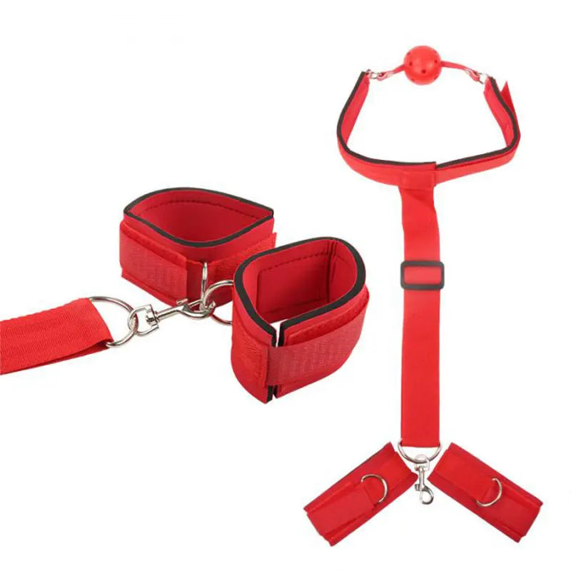 Sex Toys for Couples Erotic Sex Swing Soft Sex Furniture BDSM Fetish SM at the Back Bondage Handcuffs Kit Mouth Plug Adult Games