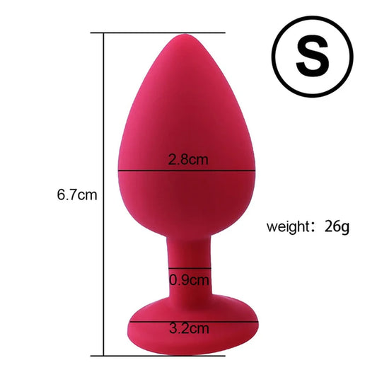 Mini Silicone Anal Bead Jelly Toys Skin Feeling Dildo Adult Sex Toys for Men Women Butt Plug Sex Products Anal Erotic Ball 18+
