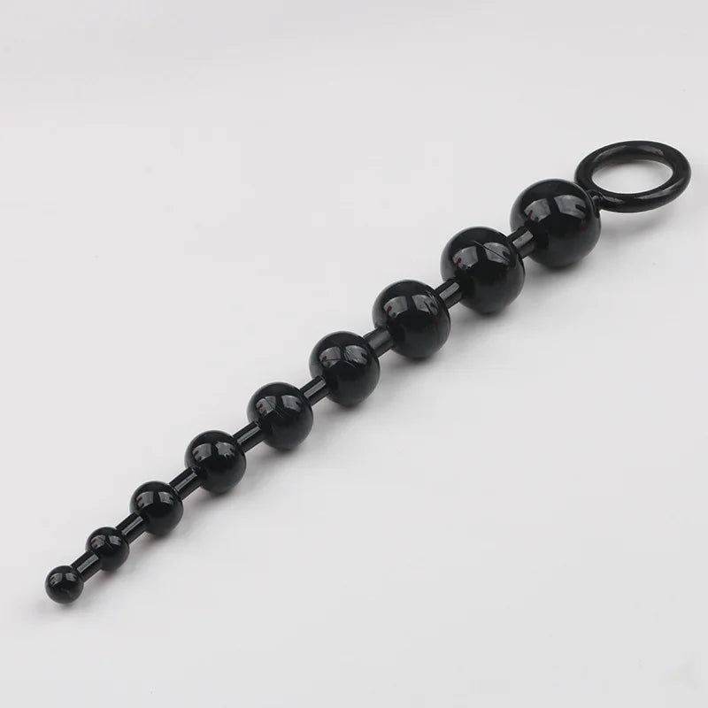 2022 New Heart Beads Soft Anal Plug Anus Toys Big Balls Silicone G-Spot Stimulating Butt Plugs Adult Sex Couple Sexy