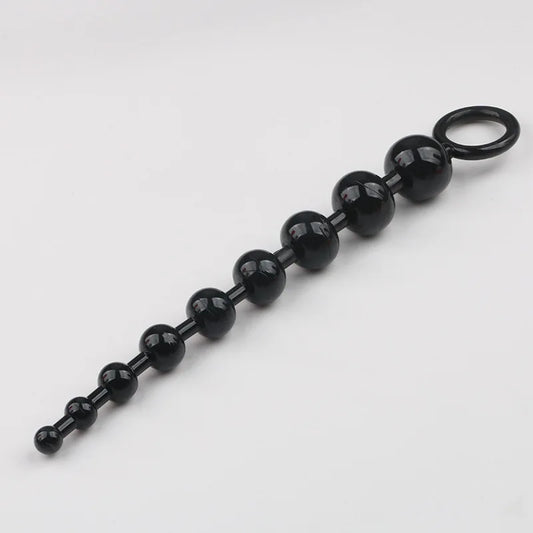 2022 New Heart Beads Soft Anal Plug Anus Toys Big Balls Silicone G-Spot Stimulating Butt Plugs Adult Sex Couple Sexy