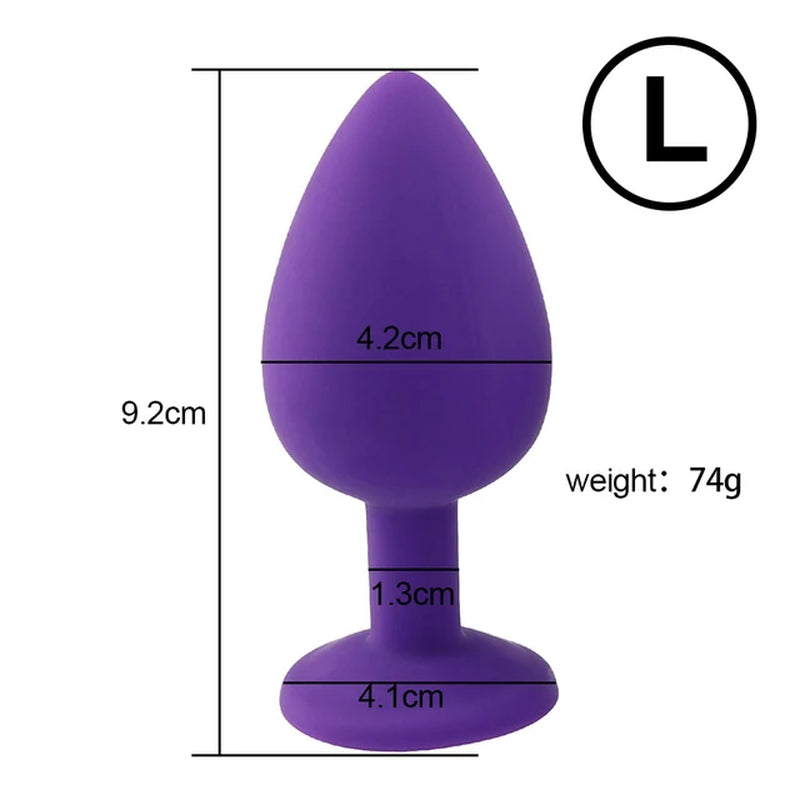 Mini Silicone Anal Bead Jelly Toys Skin Feeling Dildo Adult Sex Toys for Men Women Butt Plug Sex Products Anal Erotic Ball 18+