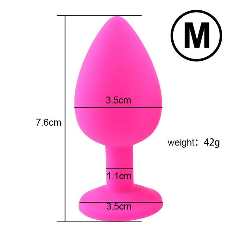 Mini Silicone Anal Bead Jelly Toys Skin Feeling Dildo Adult Sex Toys for Men Women Butt Plug Sex Products Anal Erotic Ball 18+